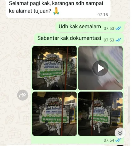 Pengiriman Papan Bunga Selamat Kapuk Muara