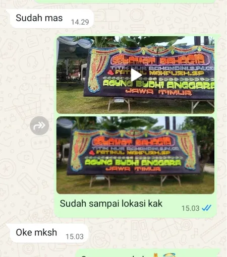 Pengiriman Papan Bunga Kapuk Muara
