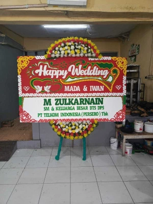 Papan Bunga di Kapuk Muara