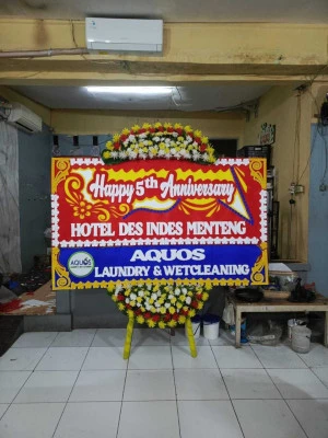 Papan Bunga di Kapuk Muara