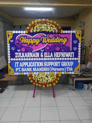 Papan Bunga di Kapuk Muara