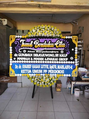 Papan Bunga di Kapuk Muara